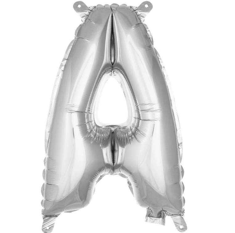 Folyo Balon Gümüş A 16 İnç 36 Cm